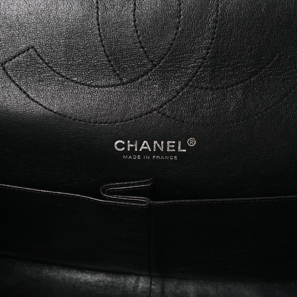 Metallic Aged Calfskin Quilted 2.55 Reissue 226 Flap So Black