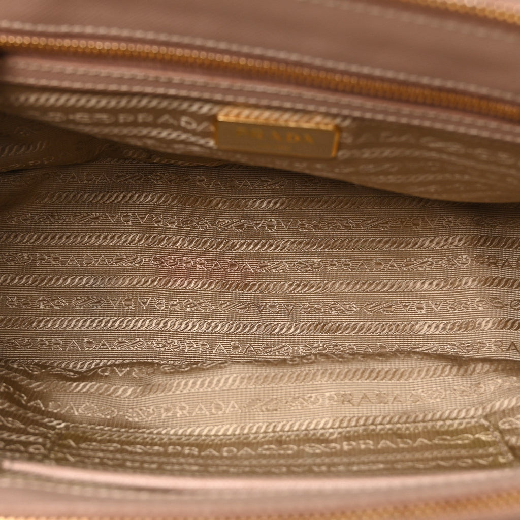 Saffiano Small Galleria Double Zip Tote Cammeo