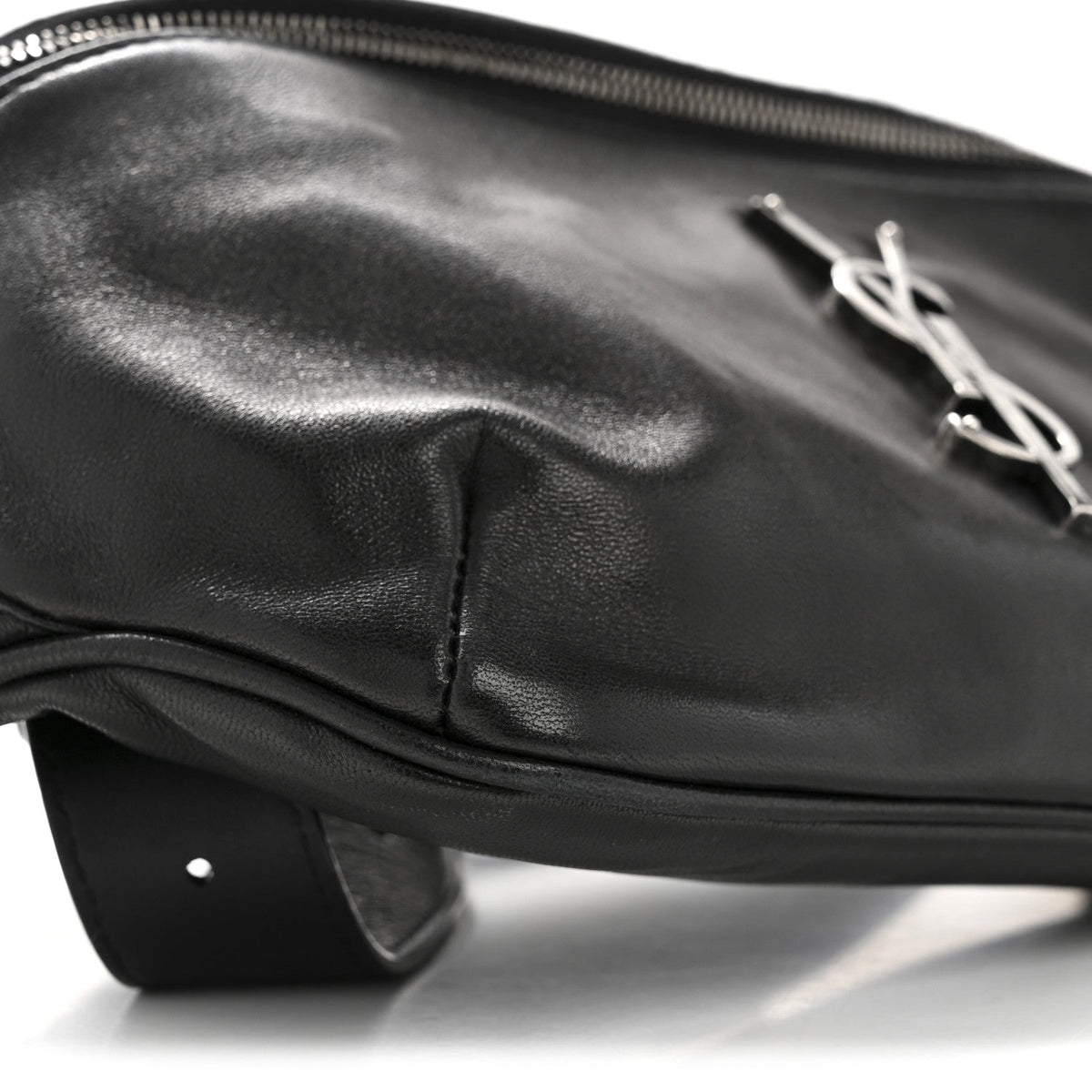Calfskin Monogram Belt Bag Black