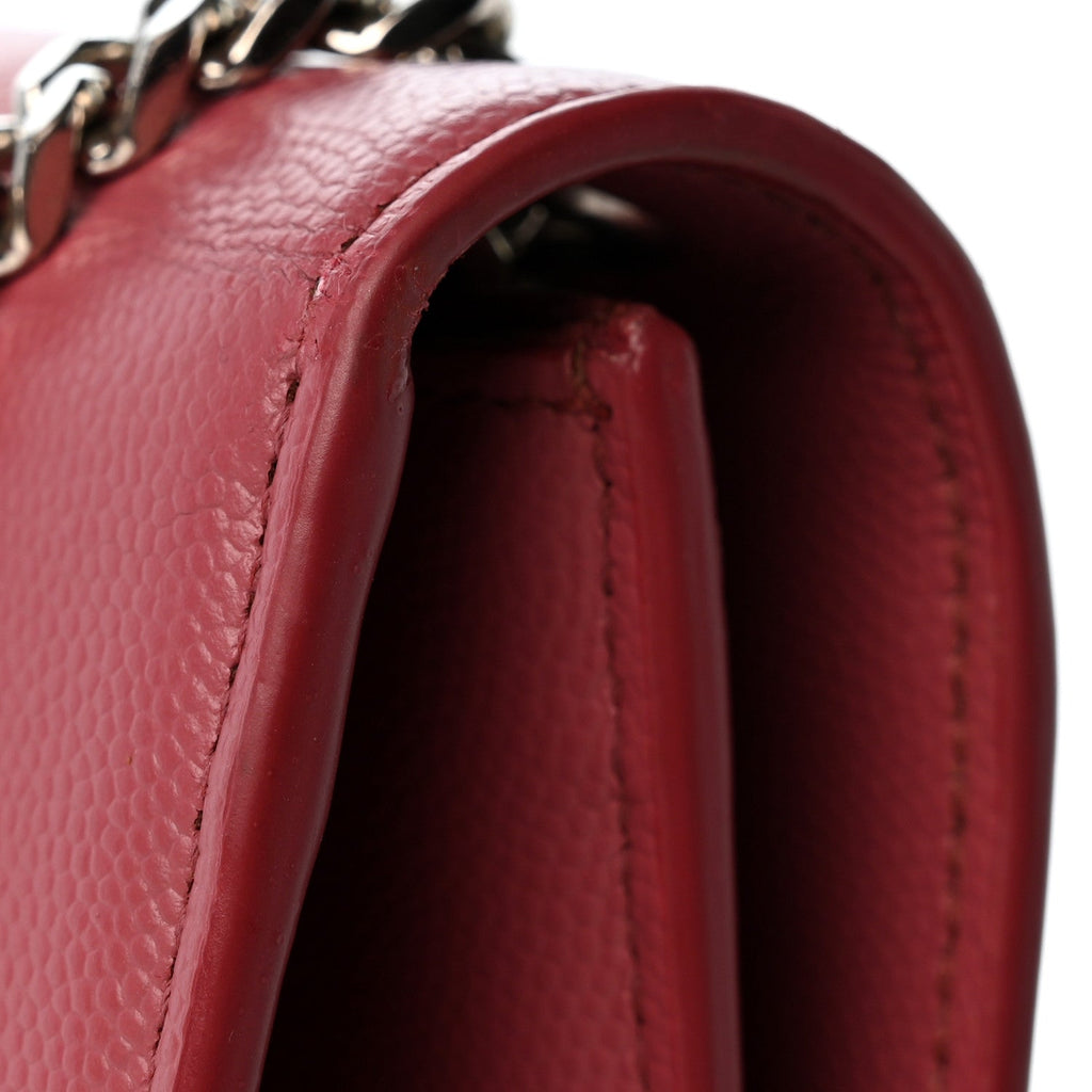 Grain De Poudre Small Classic Monogram Kate Satchel Mystic Rose