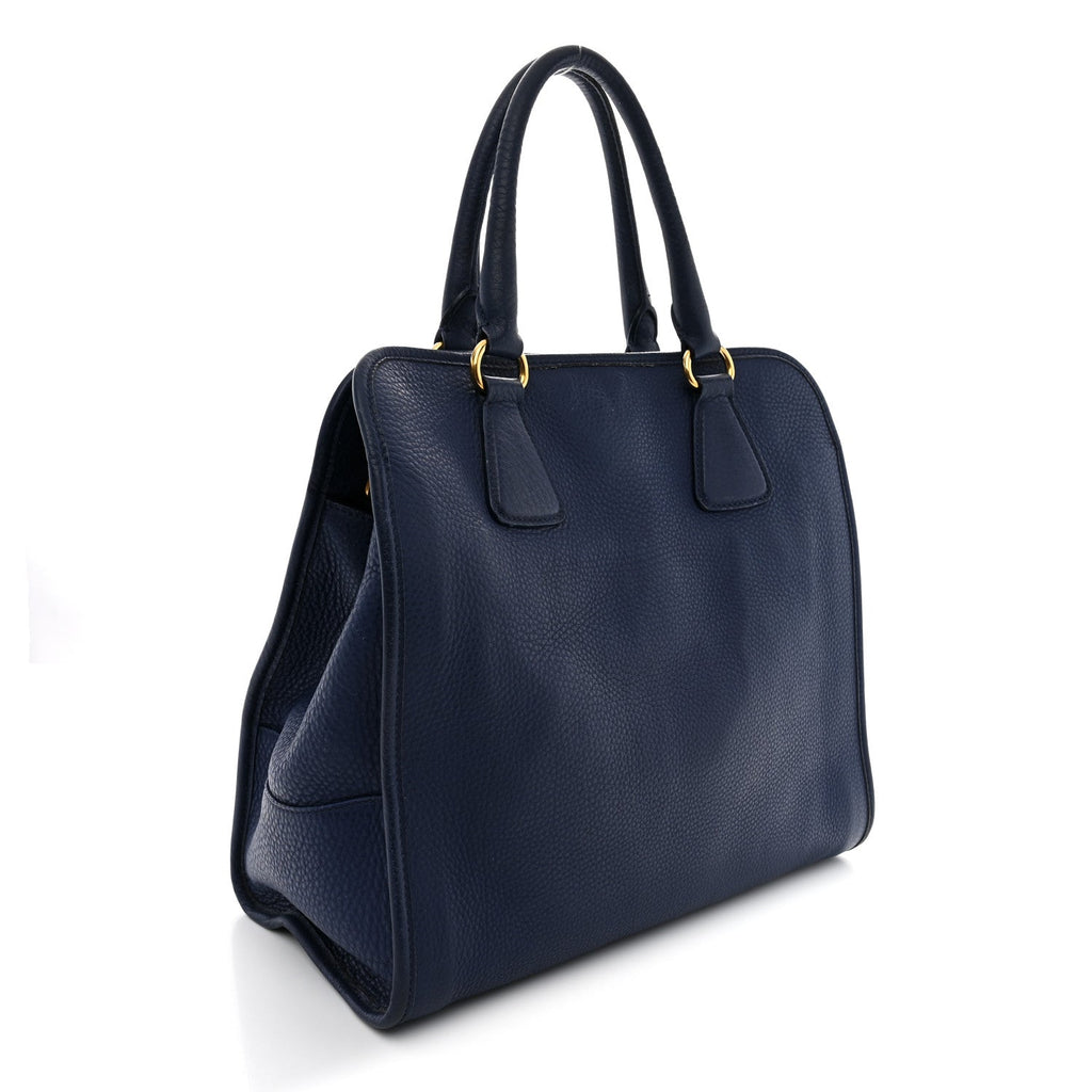 Vitello Daino Shopping Tote Inchiostro