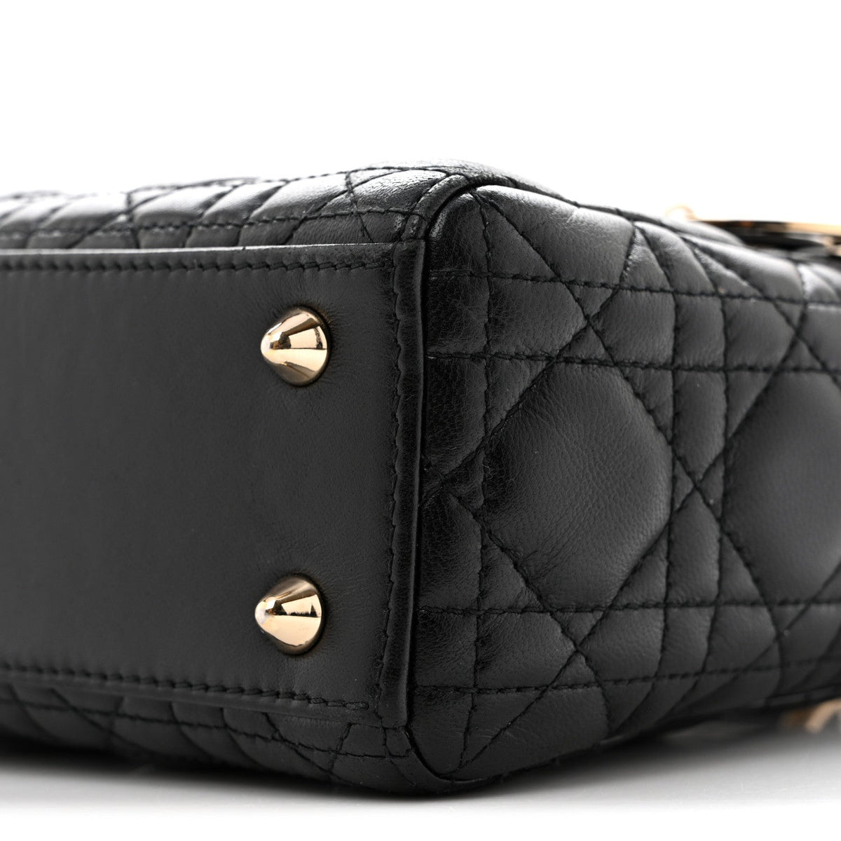 Lambskin Cannage Small My ABCDior Lady Dior Black