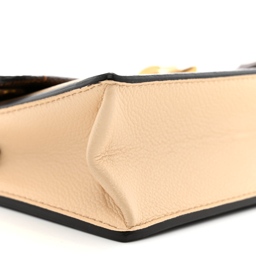 Damier Ebene Vavin Chain Wallet Creme