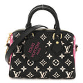 Empreinte Monogram Spring in the City Speedy Bandouliere 20 Black White Pink