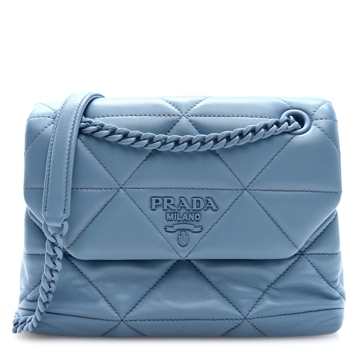 Nappa Triangle Stitched Small Spectrum Bag Astrale