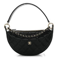Caviar Quilted Other Shape With Chain Black