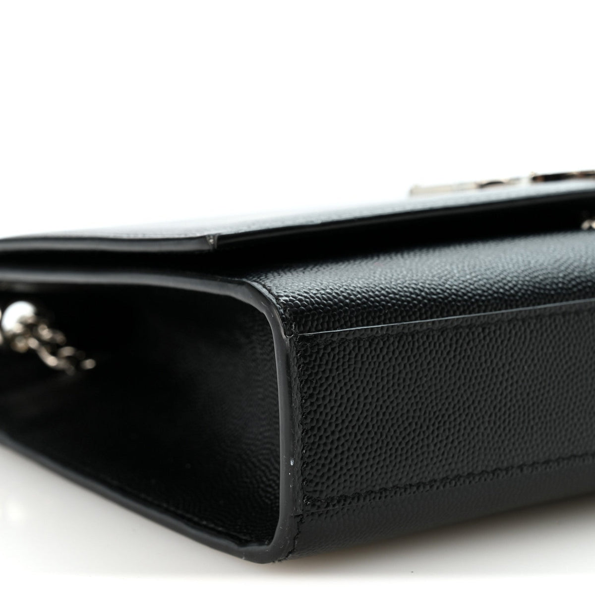 Grain De Poudre Medium Classic Monogram Kate Satchel Black