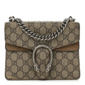 GG Supreme Monogram Mini Dionysus Shoulder Bag Taupe