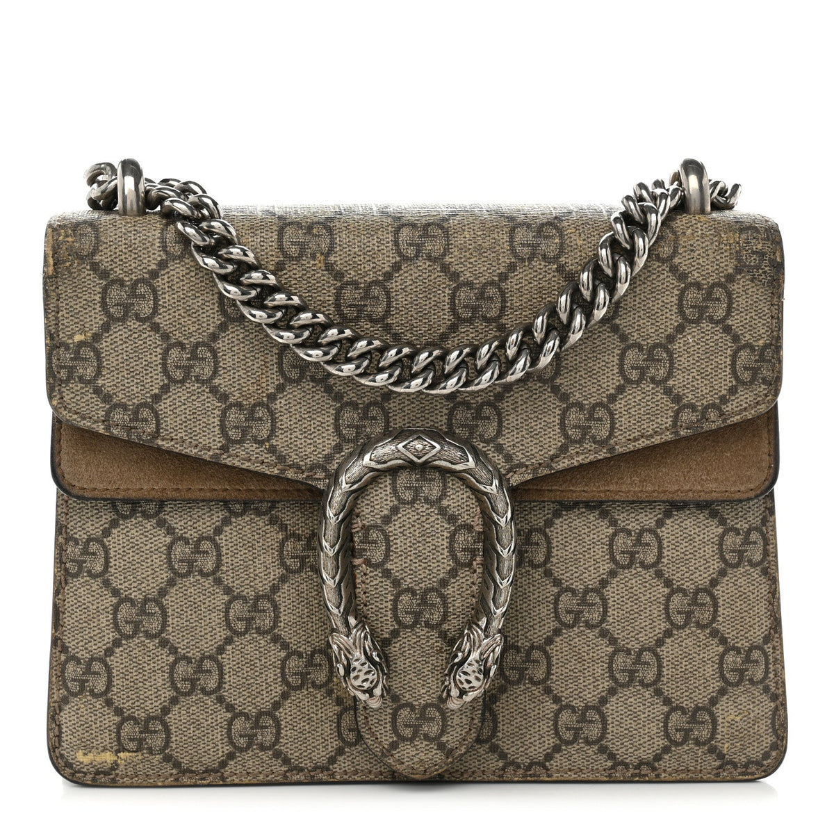 GG Supreme Monogram Mini Dionysus Shoulder Bag Taupe