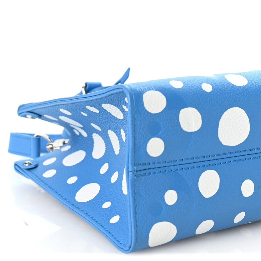 LV X YK Empreinte Infinity Dots Onthego PM Blue White