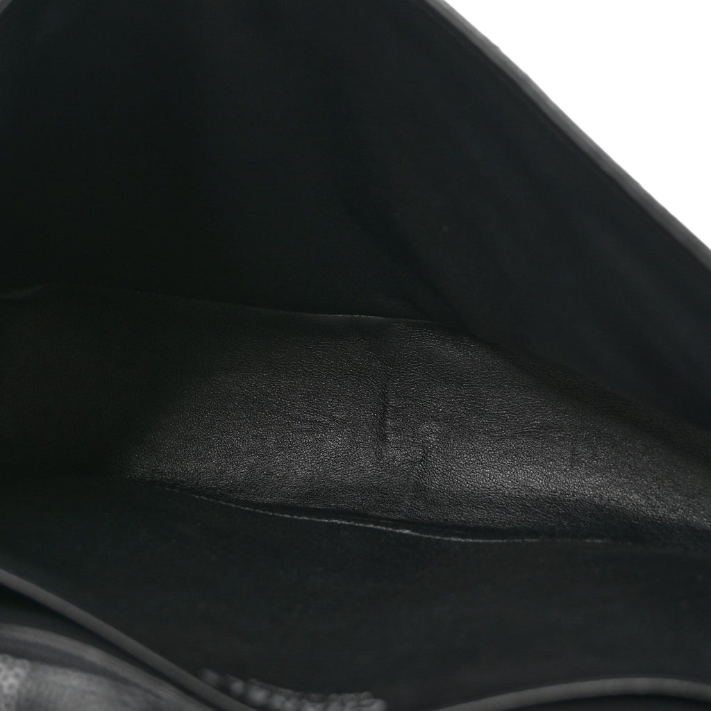 Caviar Quilted Jumbo Single Flap Black