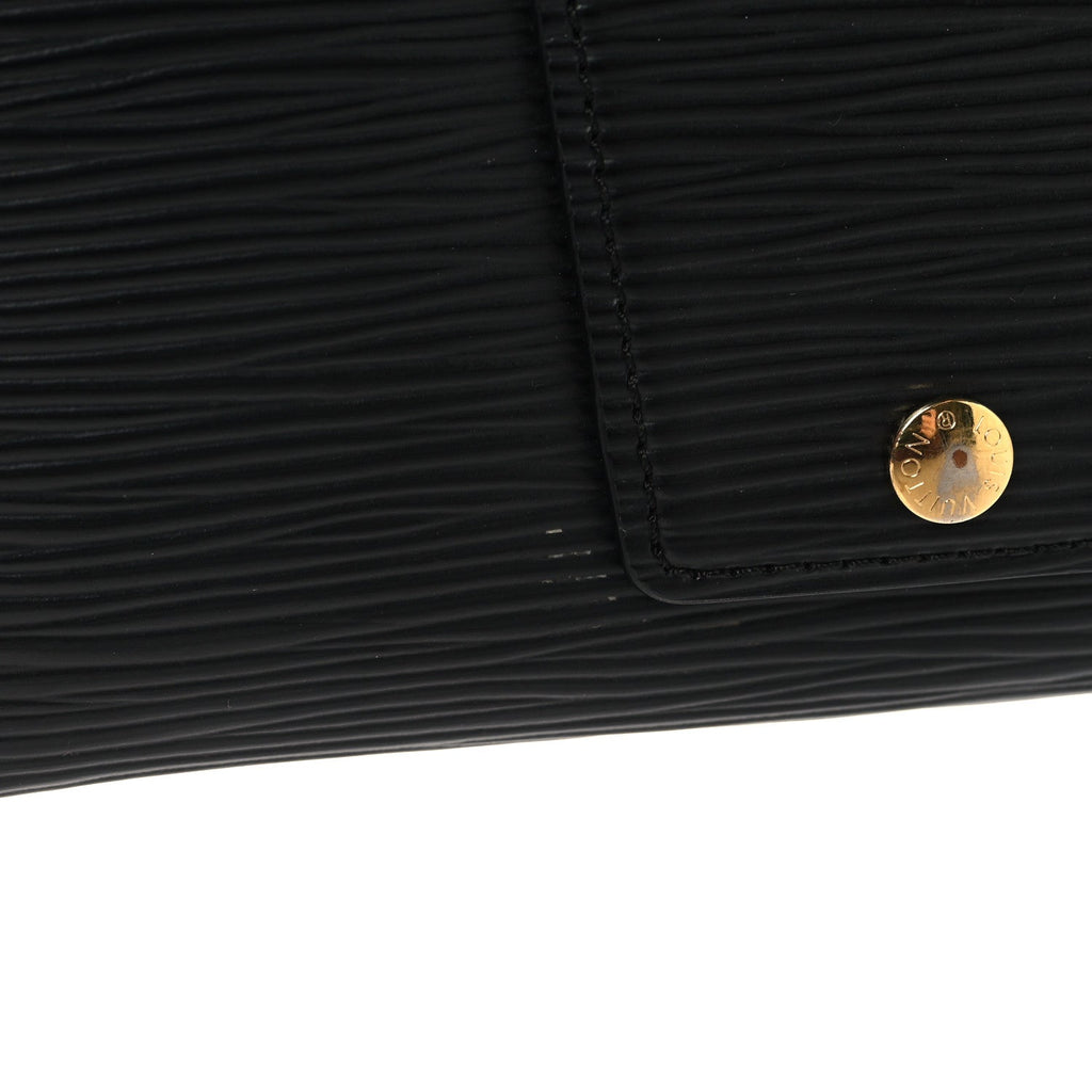 Epi Padlock On Strap Black