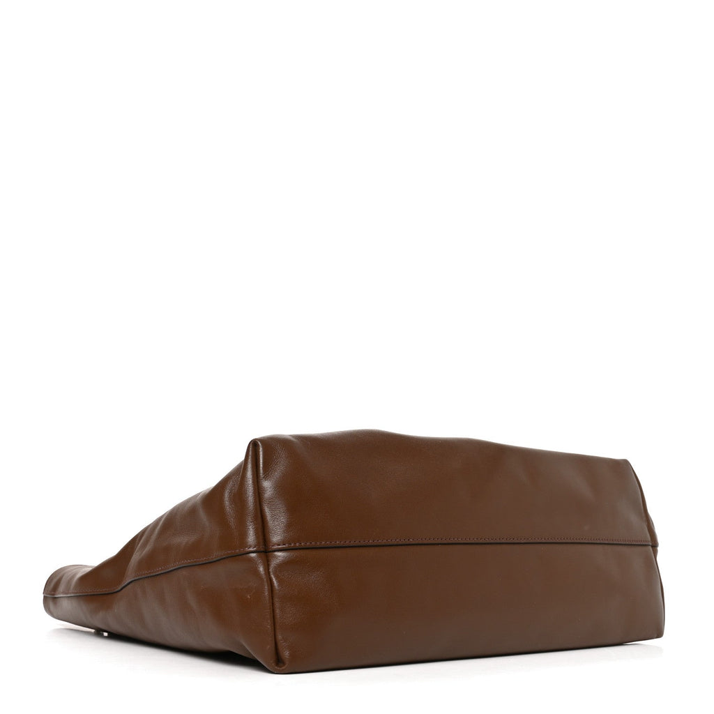 Soft Calf Shopping Tote Palissandro