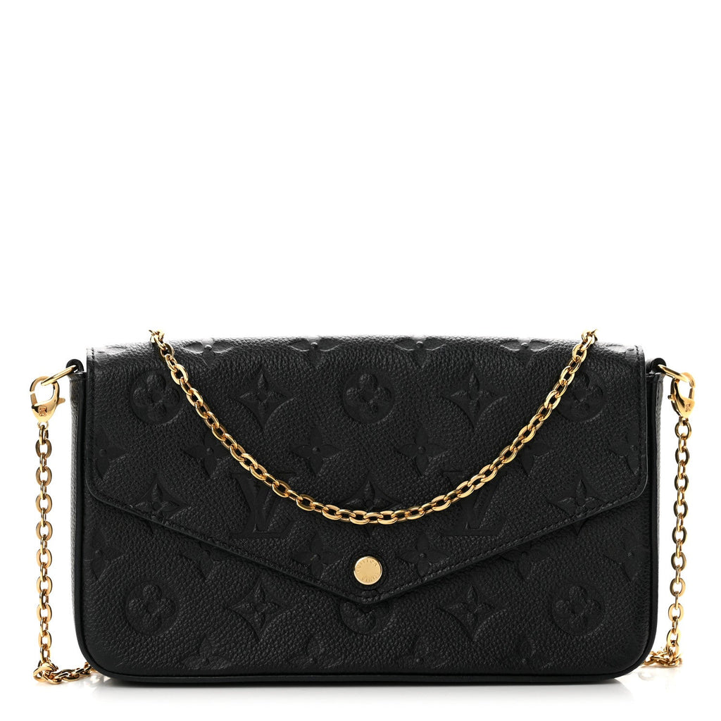 Empreinte Pochette Felicie Chain Wallet Black