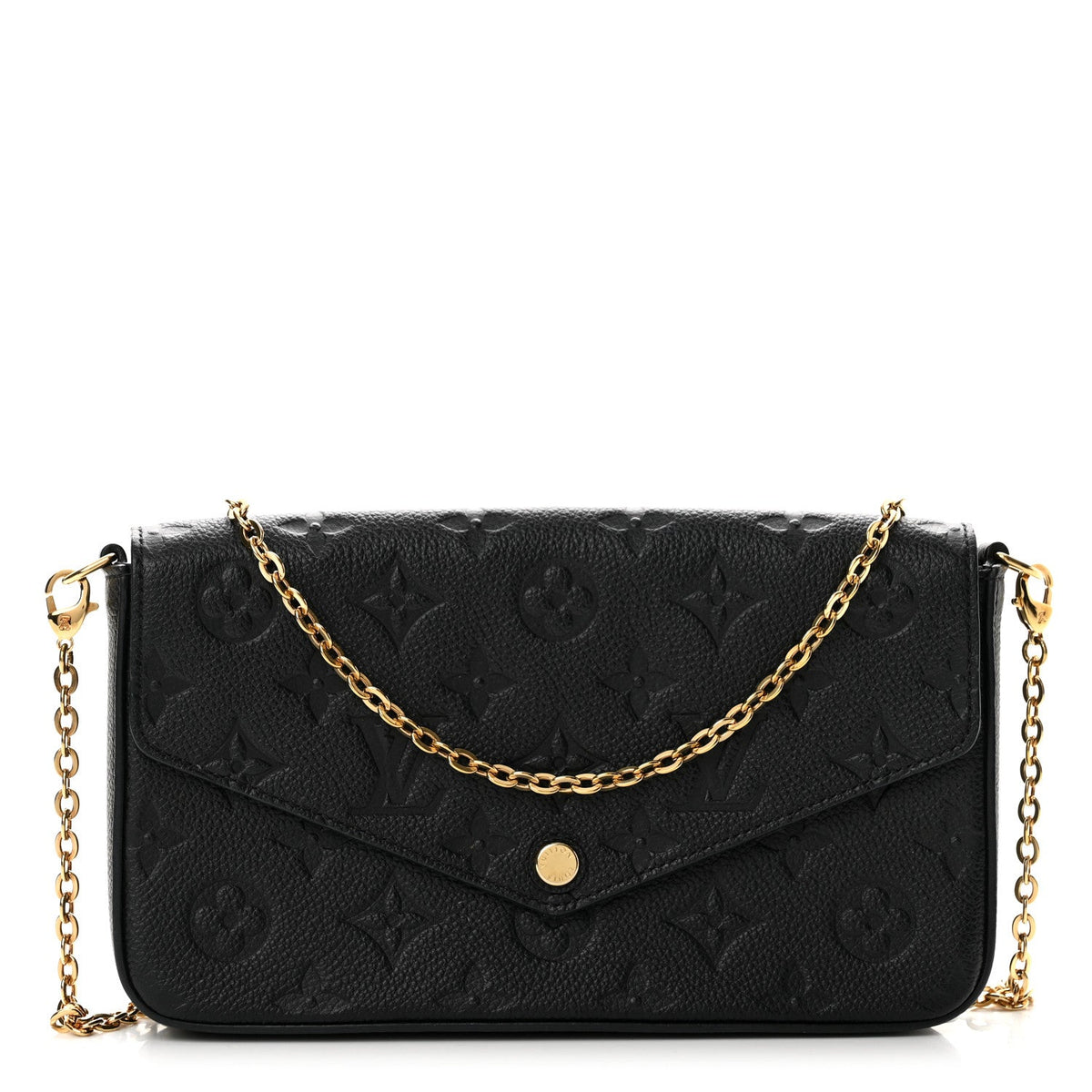 Empreinte Pochette Felicie Chain Wallet Black