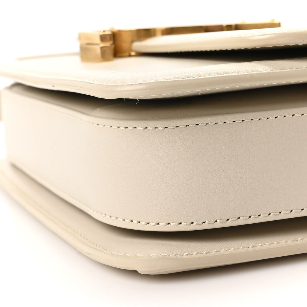 Smooth Calfskin Monogram Small Solferino Satchel  Blanc Vintage