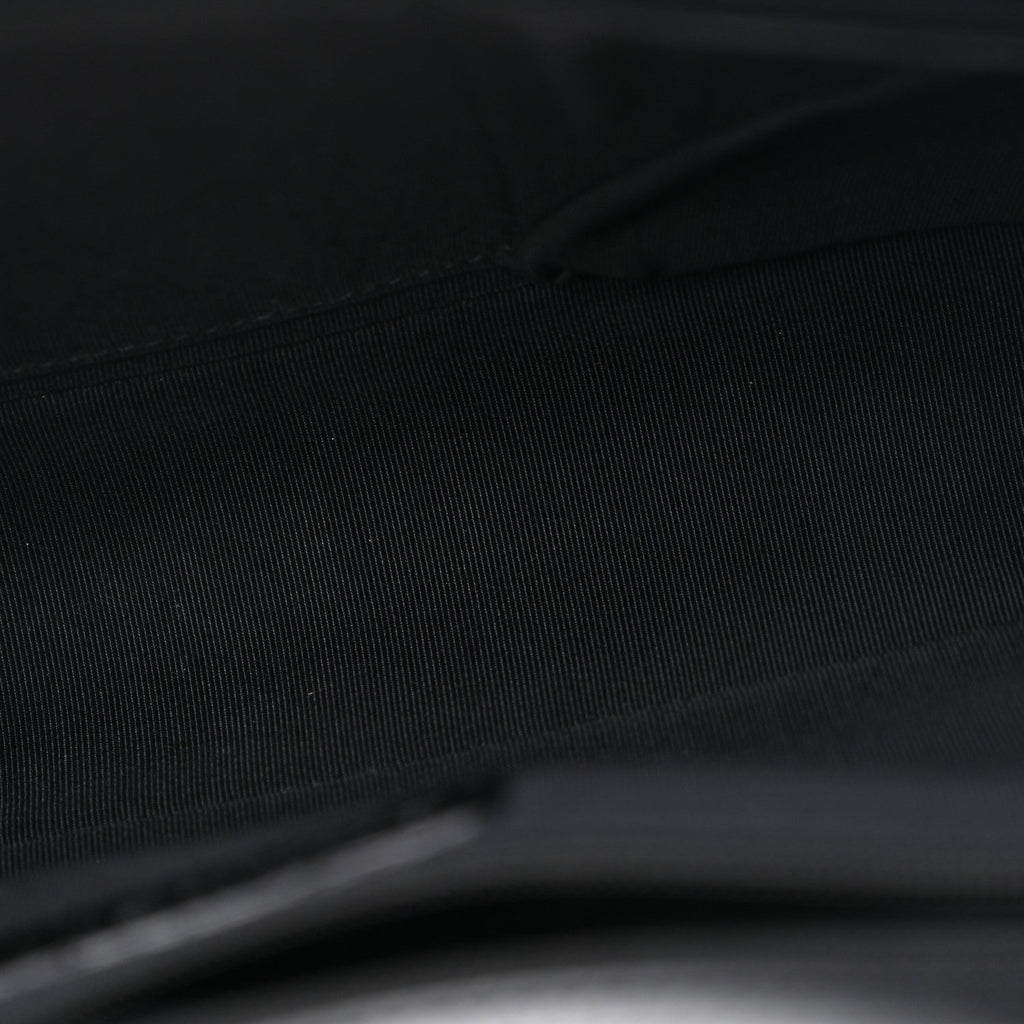 Patent Chevron Quilted New Medium Boy Flap Black