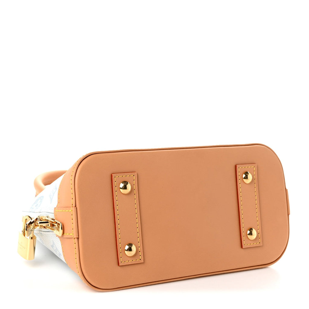 Monogram Origine Lin Alma BB Bleu Courrier