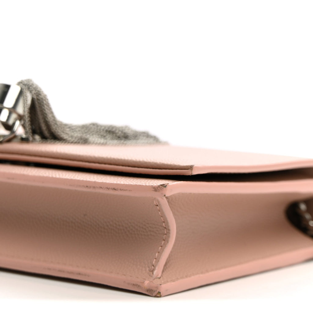 Grain De Poudre Classic Monogram Kate Tassel Chain Wallet Pale Pink