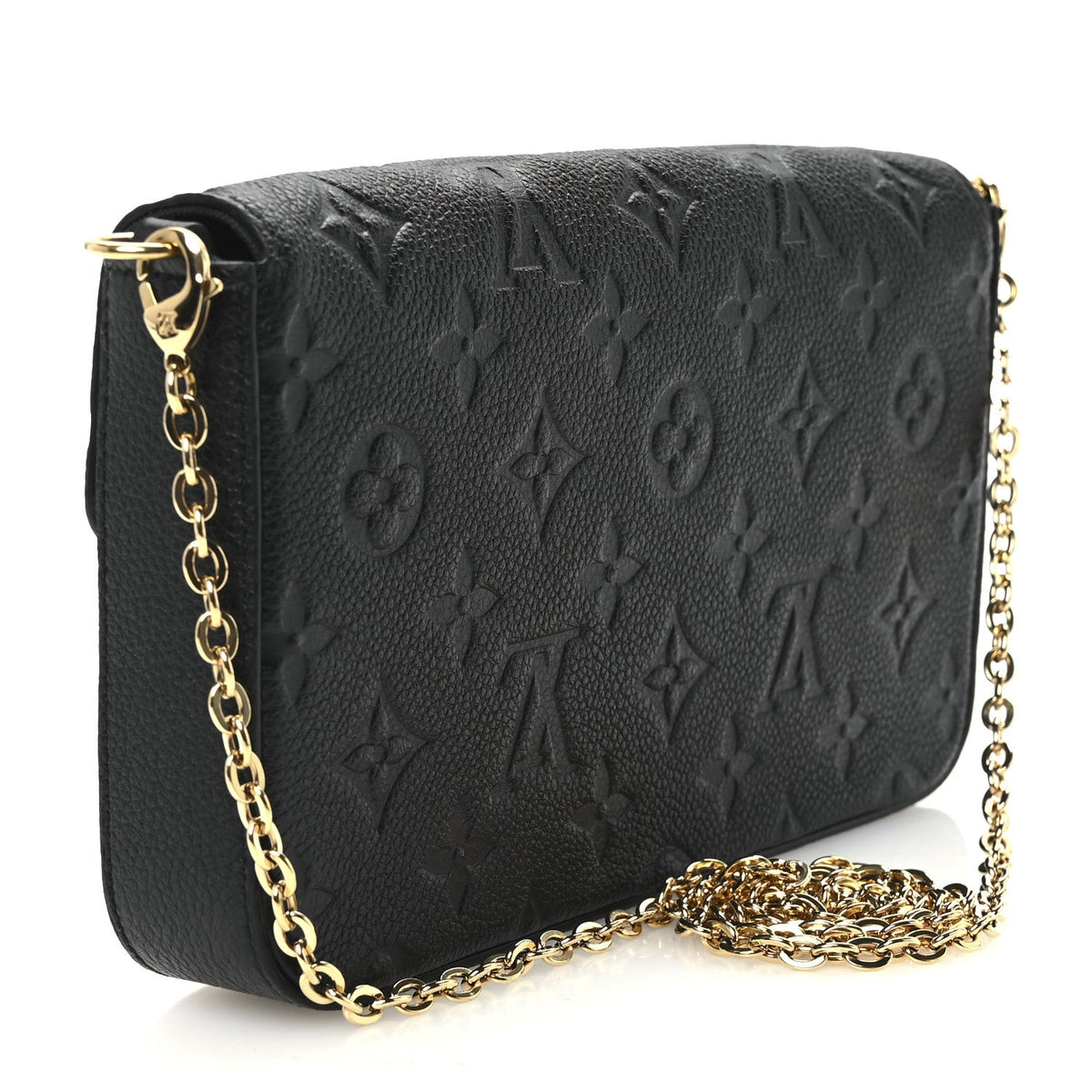 Empreinte Pochette Felicie Chain Wallet Black