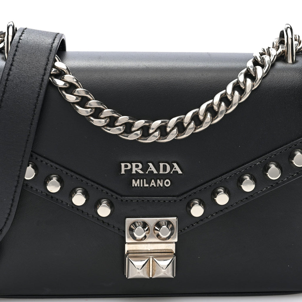 Saffiano Pattina Crossbody Bag Black