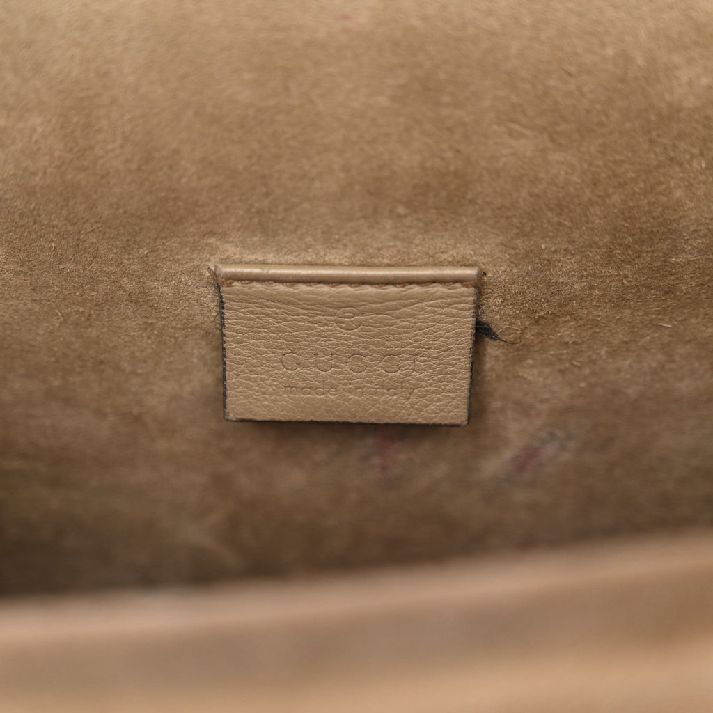 GG Supreme Monogram Mini Dionysus Shoulder Bag Taupe