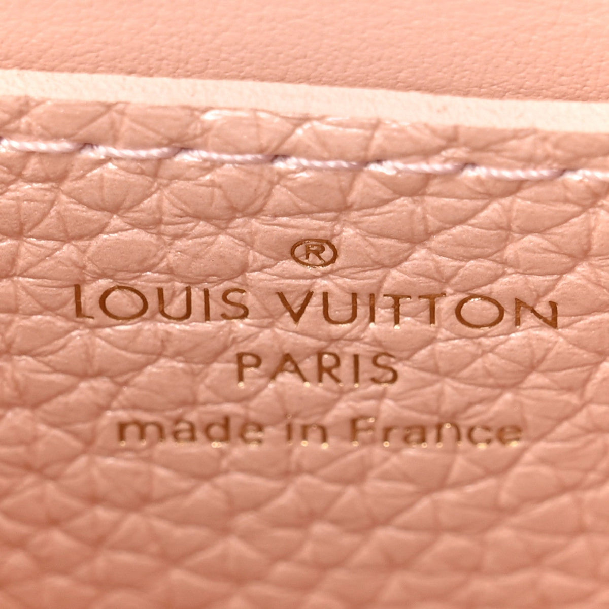 Iridescent Grained Calfskin Summer Splash Twist PM Pink