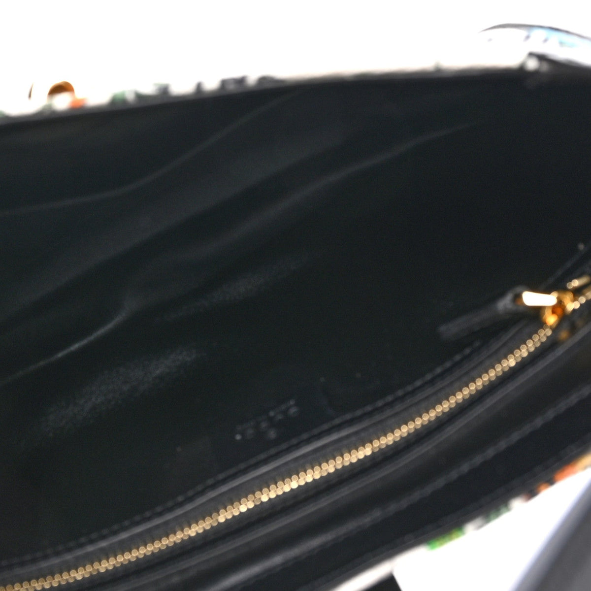 X BALENCIAGA Canvas Boarded Pluton Calfskin Flora Logo Print Small Jackie 1961 Hobo White Multicolor Black