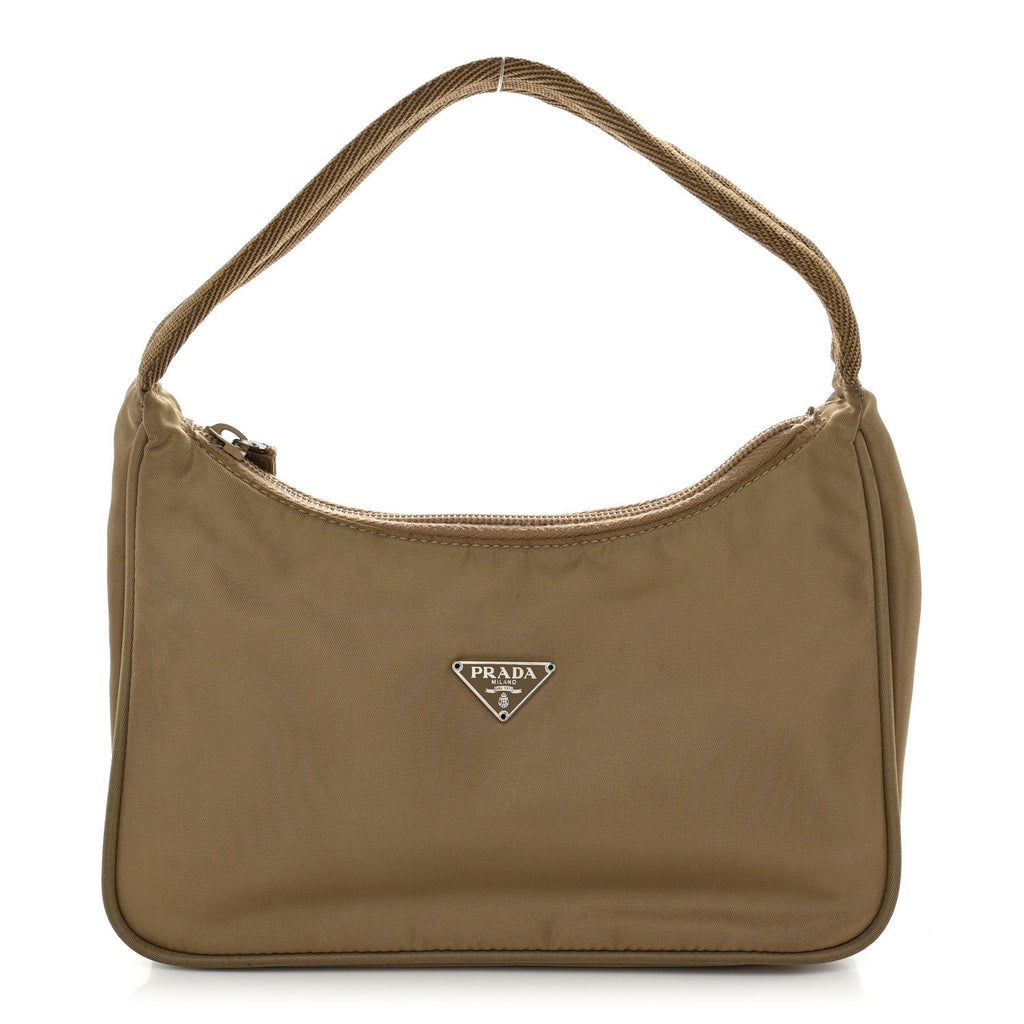 Tessuto Nylon Sport Shoulder Bag  Cammello