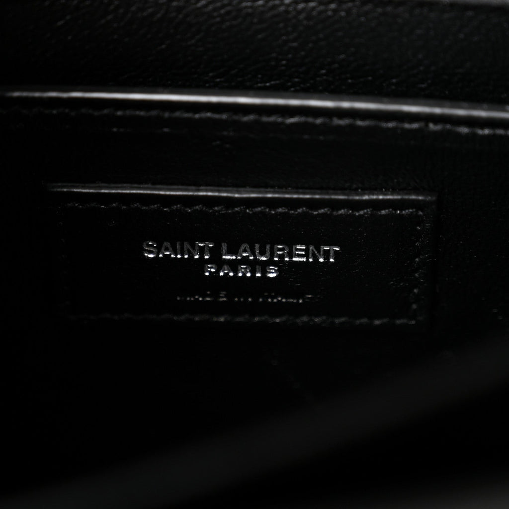 Coated Bark Calfskin Medium Monogram Sunset Black