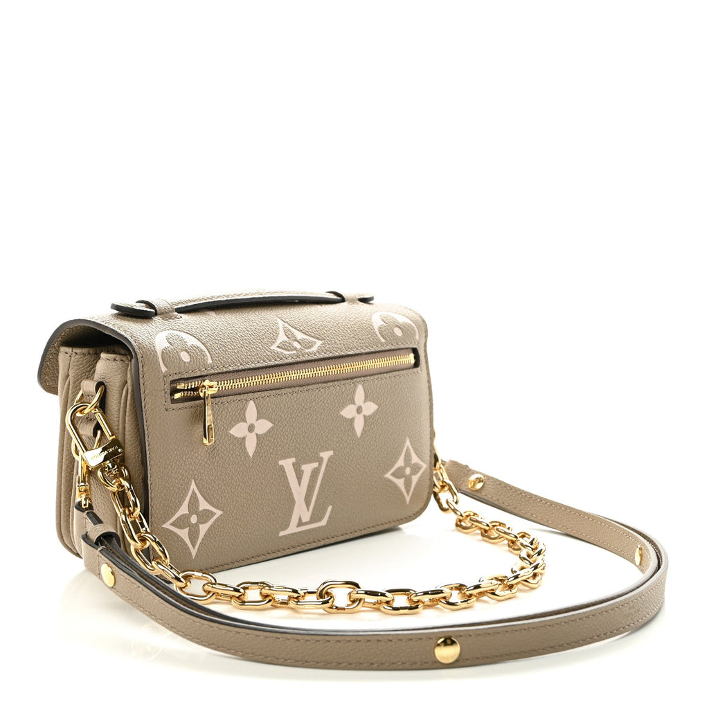 Empreinte Monogram Giant Pochette Metis East West Tourterelle Creme