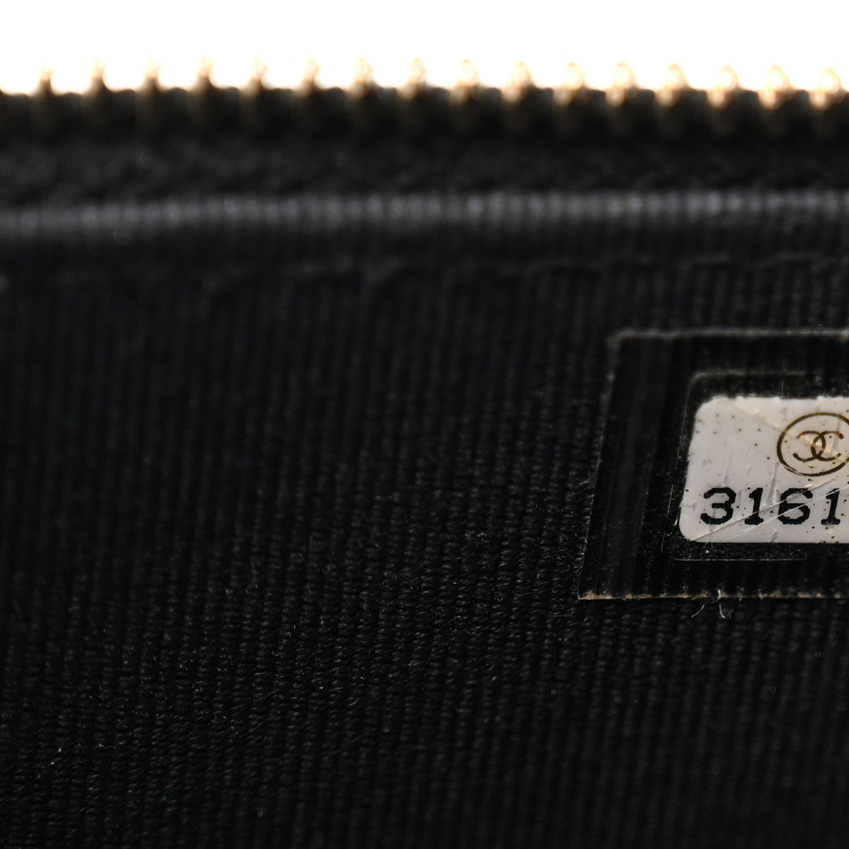 Lambskin Quilted Top Handle Mini Vanity Case With Chain Black