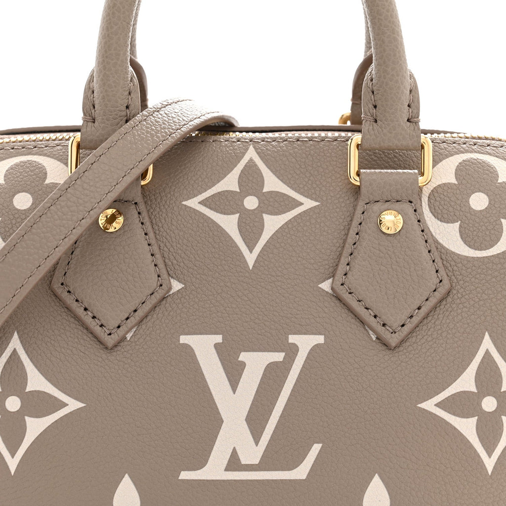 Empreinte Monogram Giant Speedy Bandouliere 20 Creme Beige