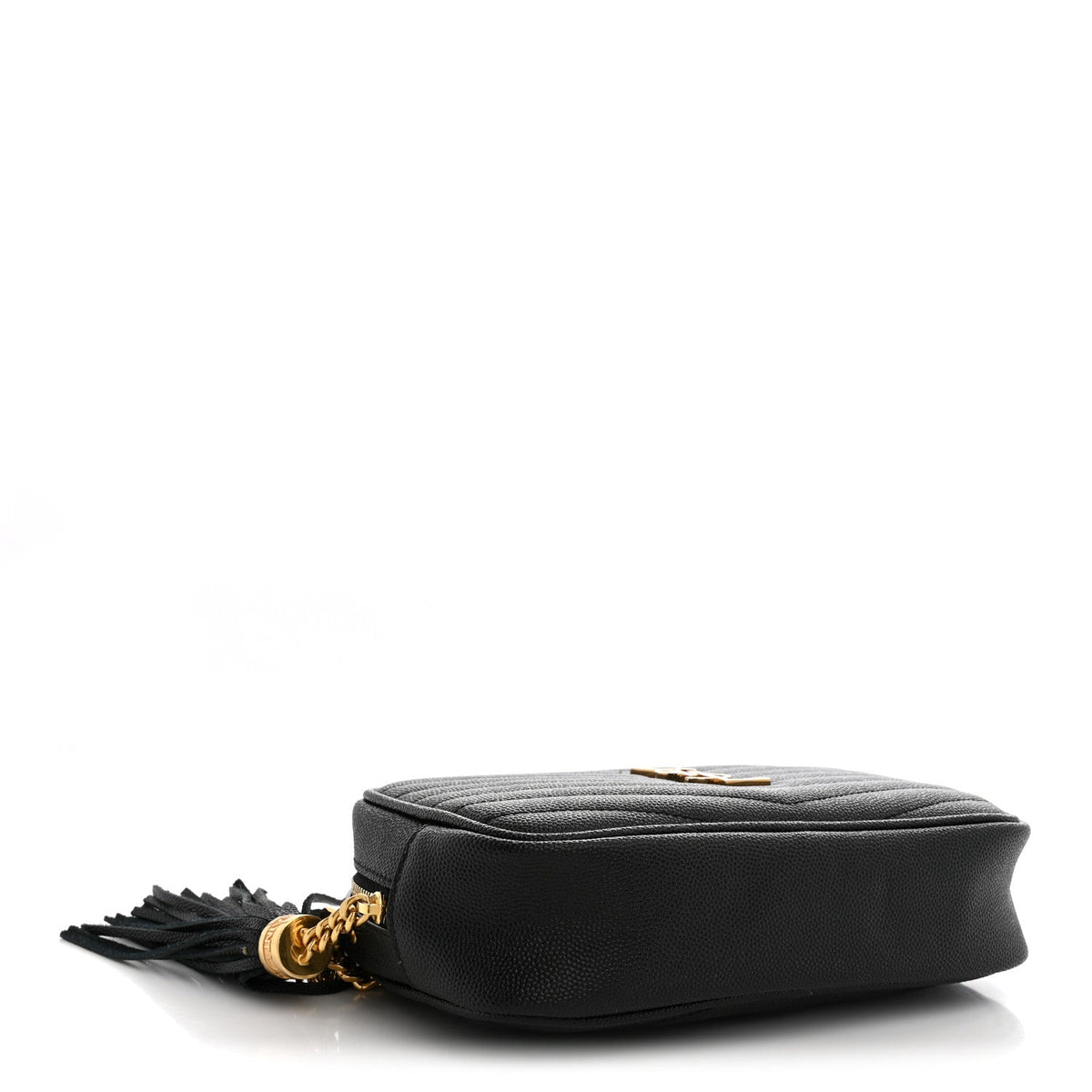 Grain De Poudre Matelasse Monogram Mini Lou Camera Bag Black
