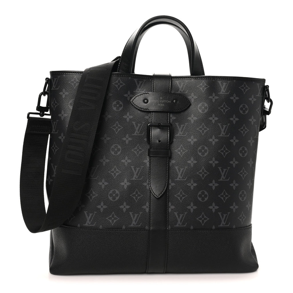 Monogram Eclipse Saumur Tote Black