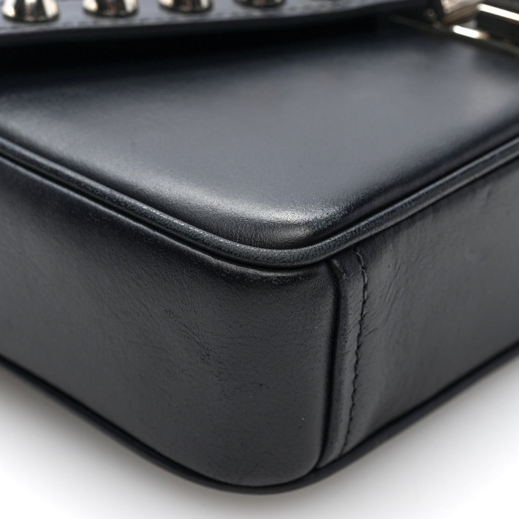 Saffiano Pattina Crossbody Bag Black