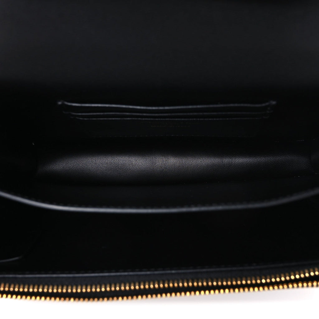 Lambskin Enamel Macrocannage Dioramour Mini Miss Caro Bag Black Red