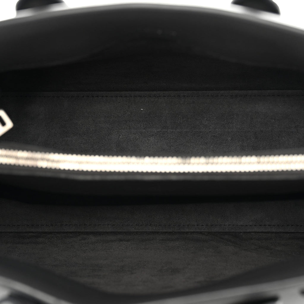 Grained Calfskin Baby Sac De Jour Souple Asphalt