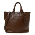 Soft Calf Shopping Tote Palissandro