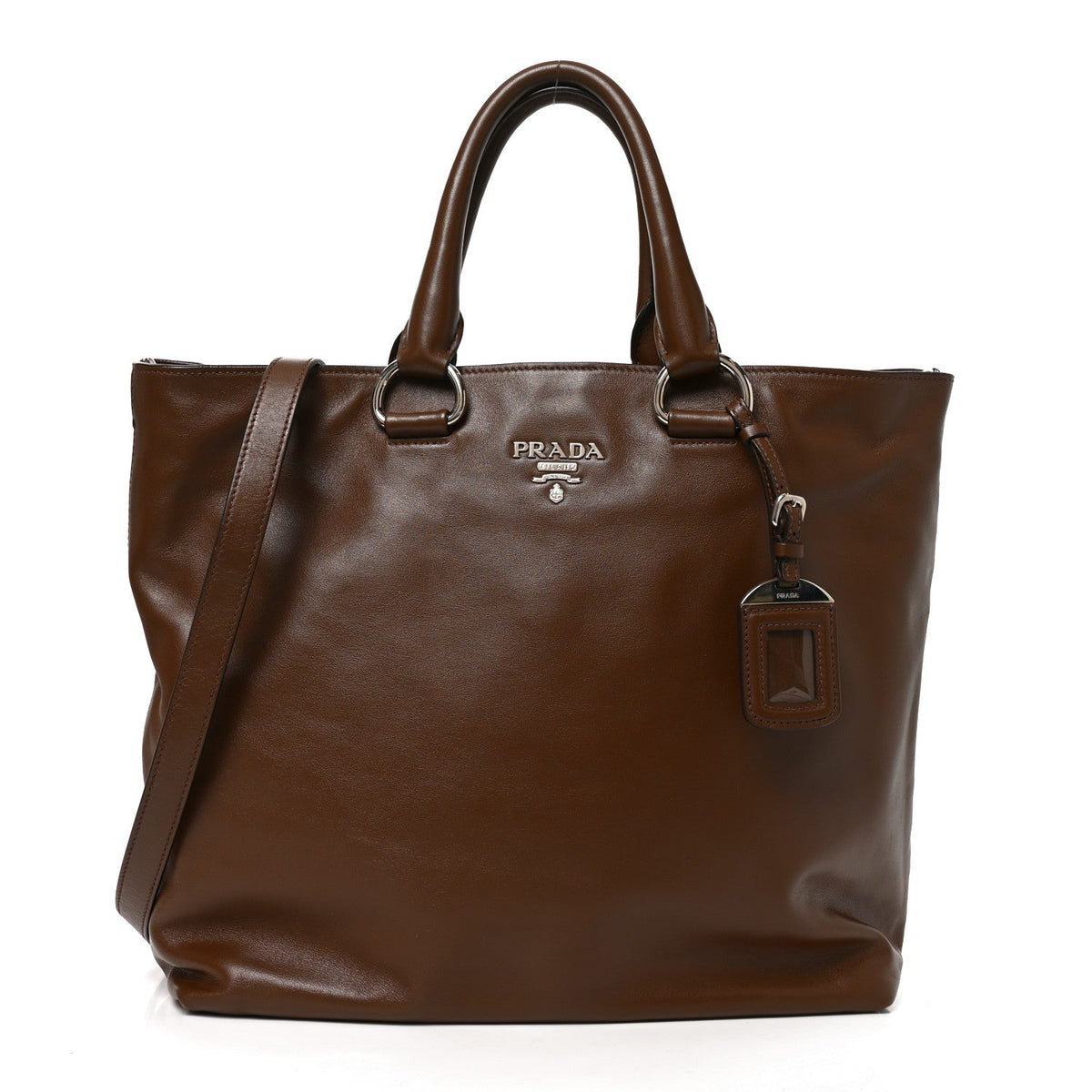 Soft Calf Shopping Tote Palissandro