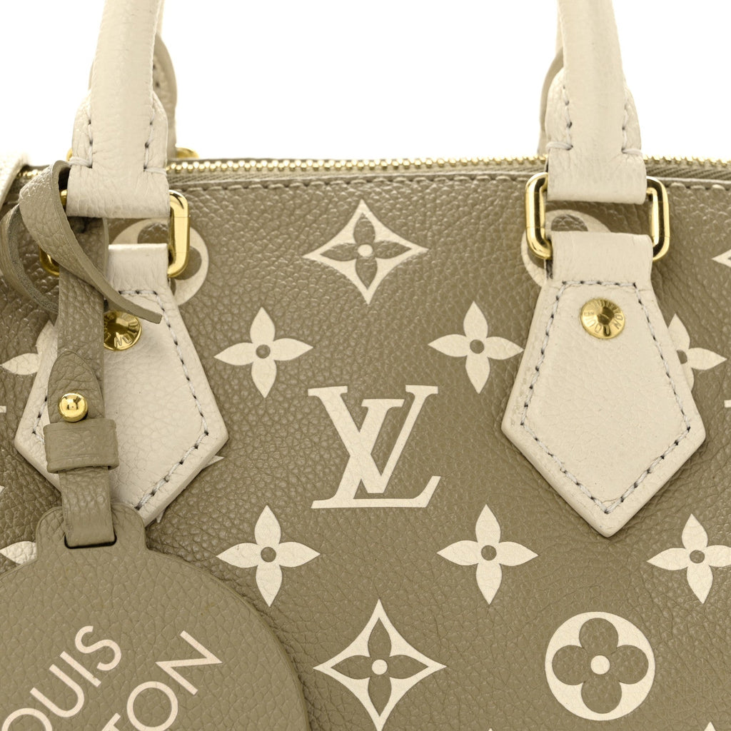 Empreinte Monogram Spring in the City Speedy Bandouliere 20 Kaki Beige Cream