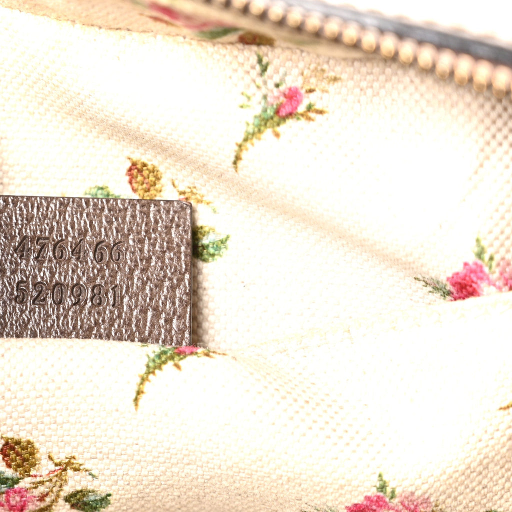 GG Supreme Monogram Web Neo Vintage Shoulder Bag Beige New Acero Crop