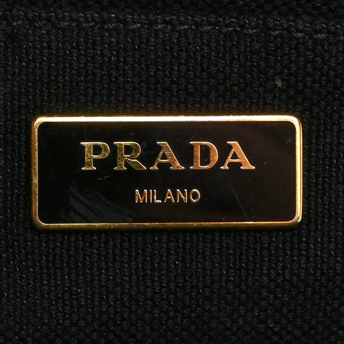 Canapa Small Logo Tote Black