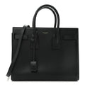 Smooth Calfskin Small Sac De Jour Black