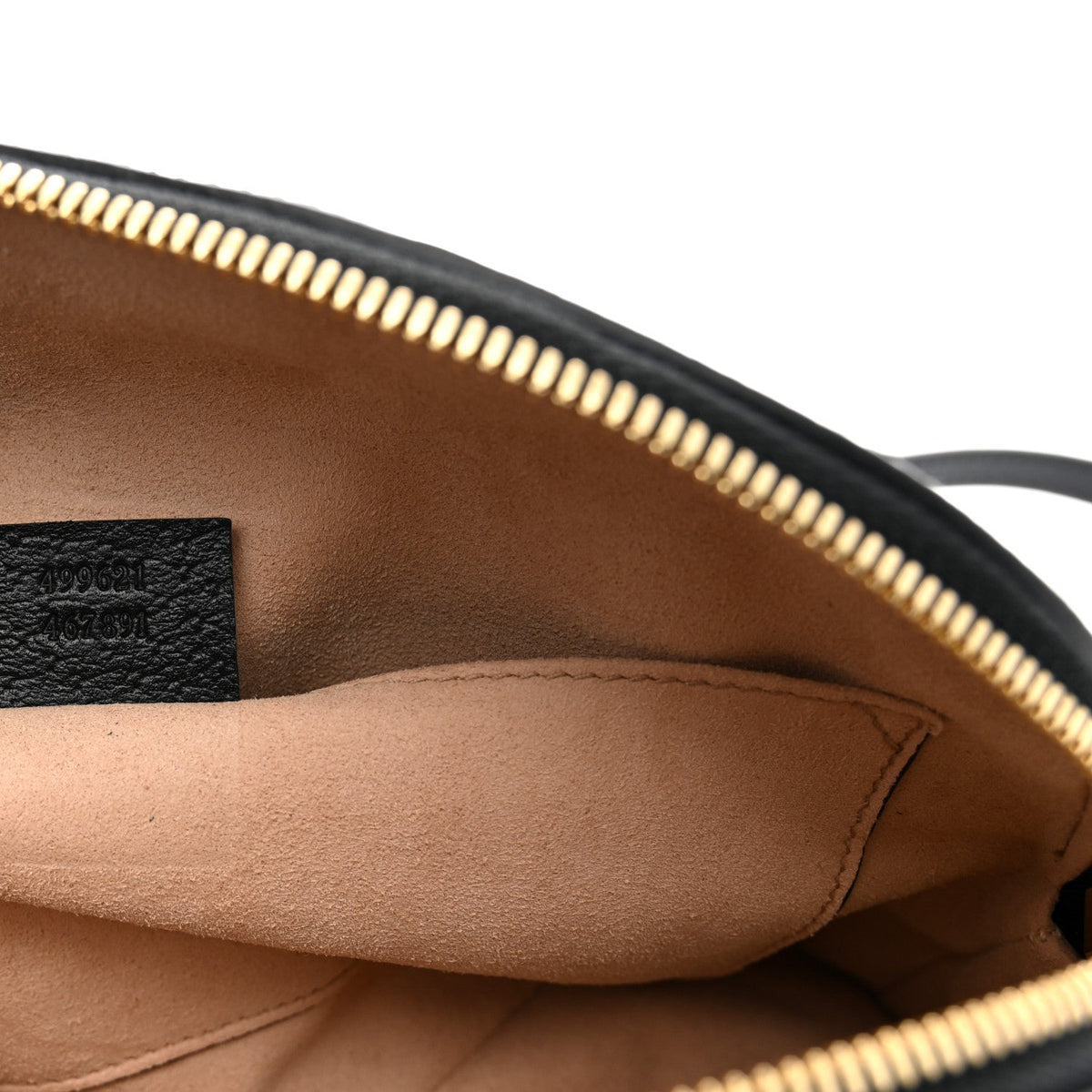 Calfskin GG Web Small Ophidia Dome Shoulder Bag Black