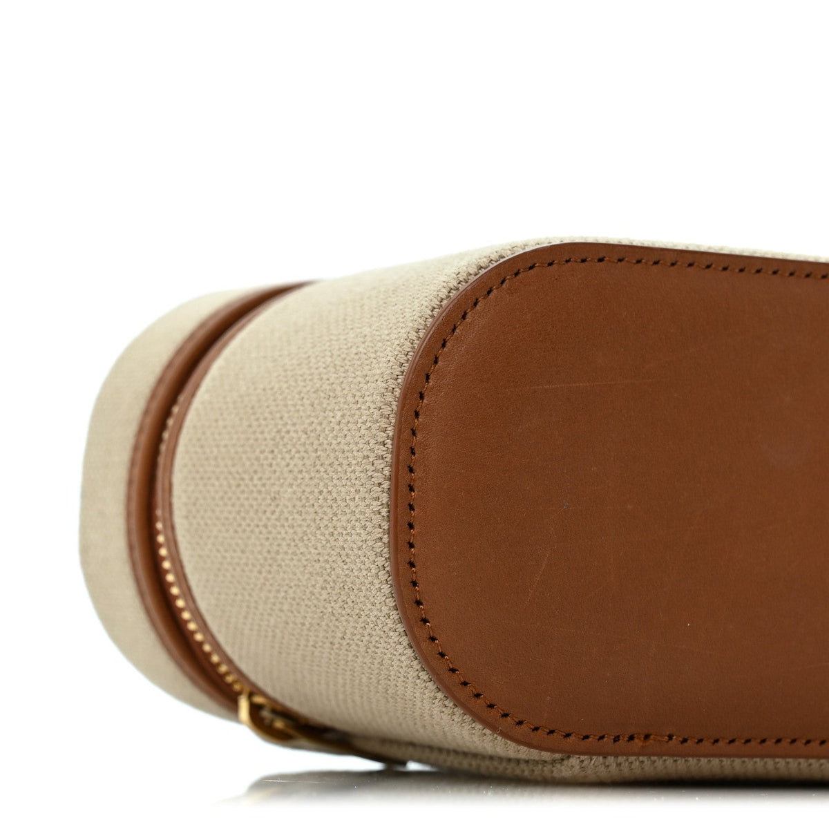 Canvas Calfskin Mini Gaby Vanity Case Desert Dust Brick