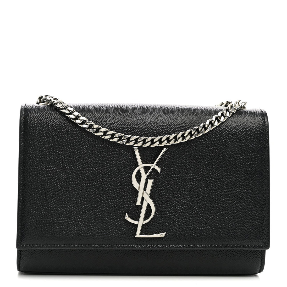 Grain De Poudre Small Monogram Kate Satchel Black