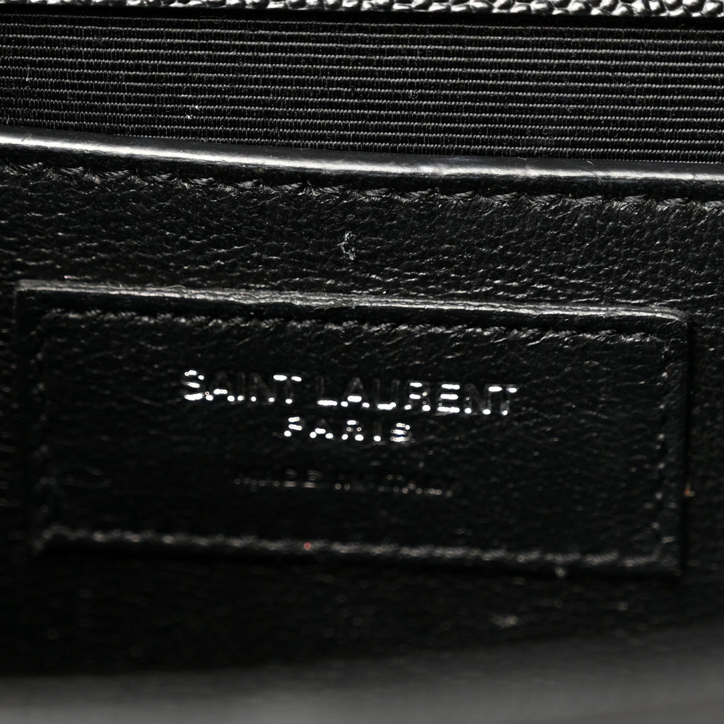 Grain De Poudre Medium Classic Monogram Kate Satchel Black