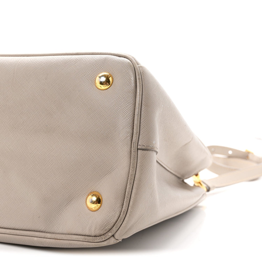 Saffiano Lux Medium Tote Argilla