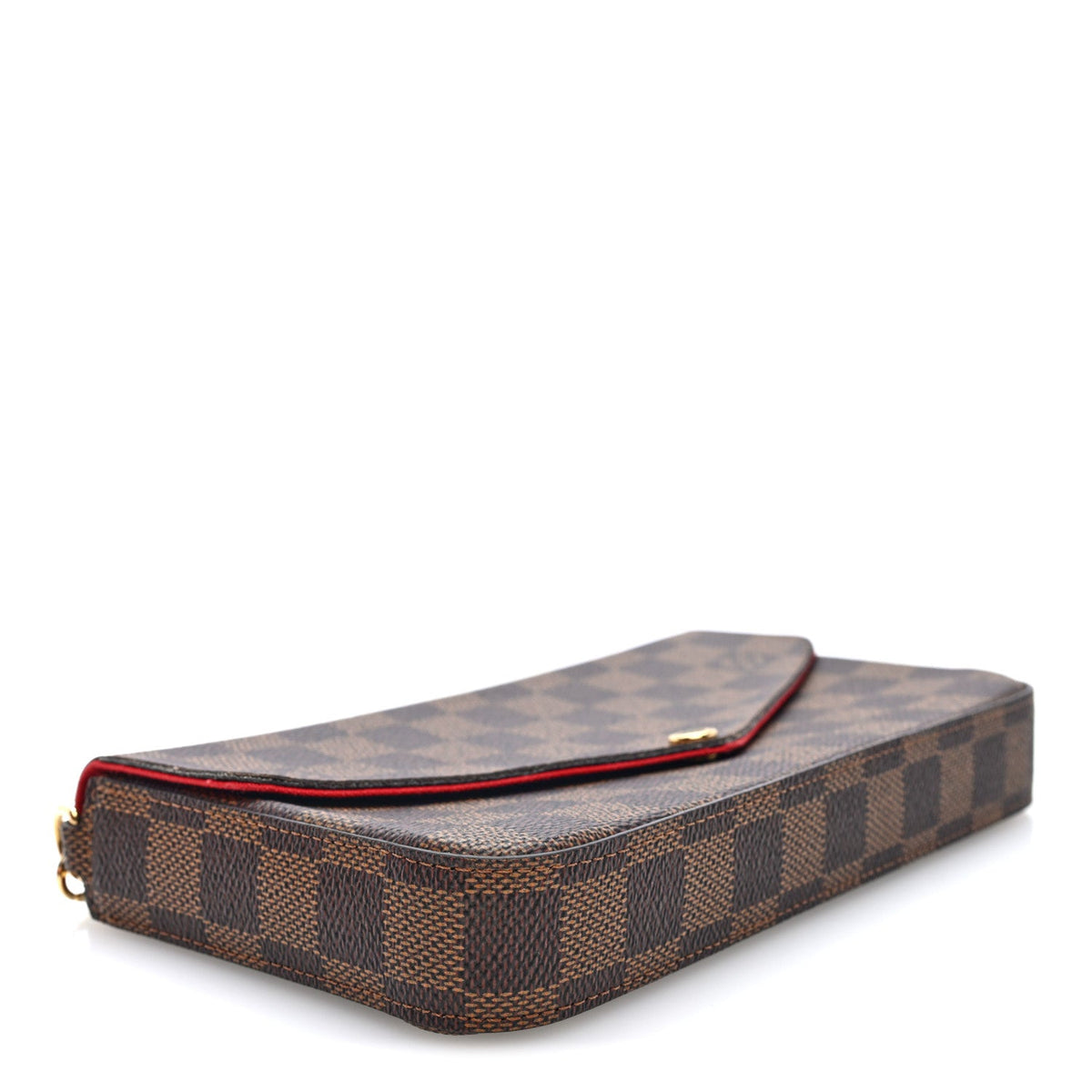 Damier Ebene Pochette Felicie Chain Wallet